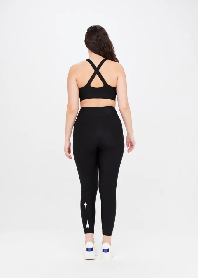 The Upside MATTE TECH MIDI PANT Black Shop Leggings The Upside MATTE TECH MIDI PANT Black Shop Leggings