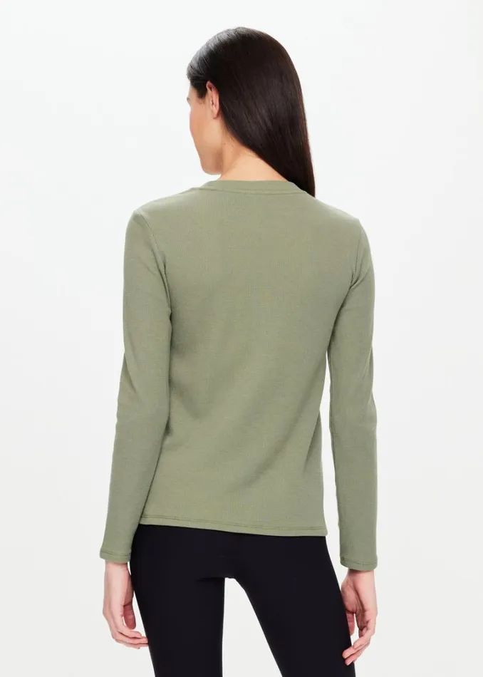 The Upside MILA LONG SLEEVE Olive Shop Shirts and Tanks The Upside MILA LONG SLEEVE Olive Shop Shirts and Tanks