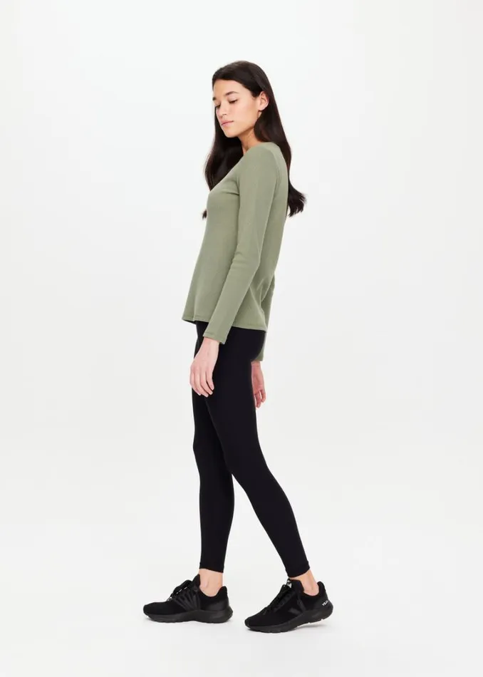 The Upside MILA LONG SLEEVE Olive Shop Shirts and Tanks The Upside MILA LONG SLEEVE Olive Shop Shirts and Tanks