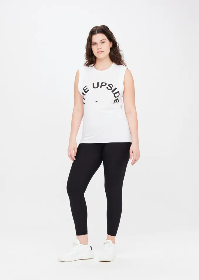 The Upside MUSCLE TANK White Shop Shirts and Tanks