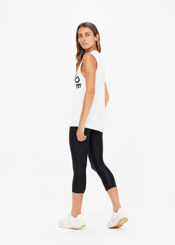 The Upside MUSCLE TANK White Shop Shirts and Tanks