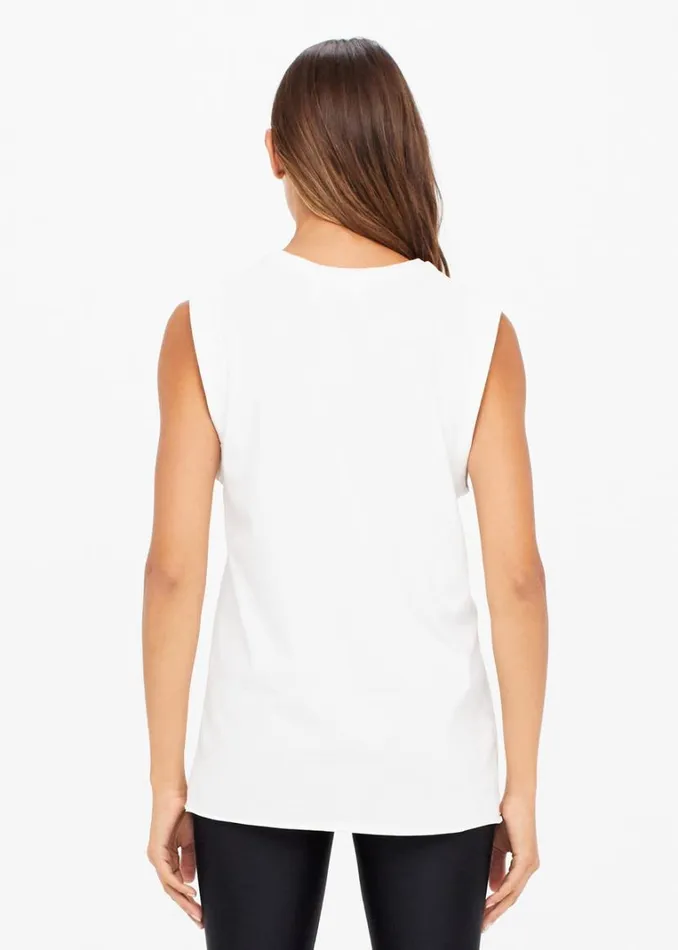 The Upside MUSCLE TANK White Shop Shirts and Tanks