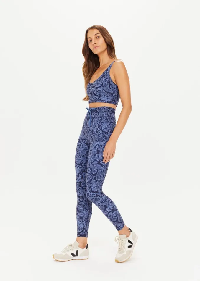 The Upside NOUVEAUX 25IN MIDI PANT Paisley Shop Leggings