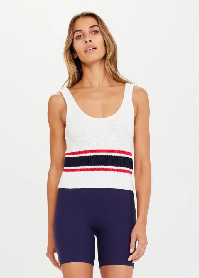 The Upside PANAMA OPHELIA KNIT TOP White Shop Shirts and Tanks The Upside PANAMA OPHELIA KNIT TOP White Shop Shirts and Tanks