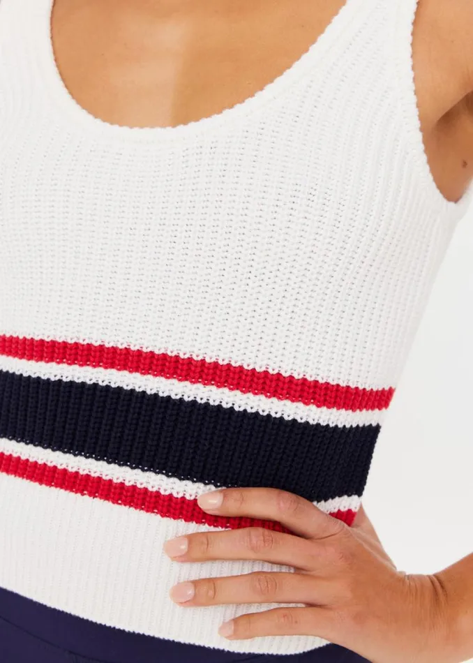 The Upside PANAMA OPHELIA KNIT TOP White Shop Shirts and Tanks The Upside PANAMA OPHELIA KNIT TOP White Shop Shirts and Tanks