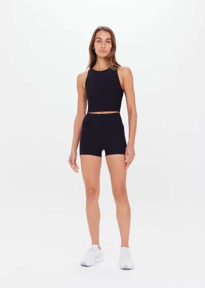 The Upside PEACHED 25IN SPIN SHORT Black Shop Shorts The Upside PEACHED 25IN SPIN SHORT Black Shop Shorts