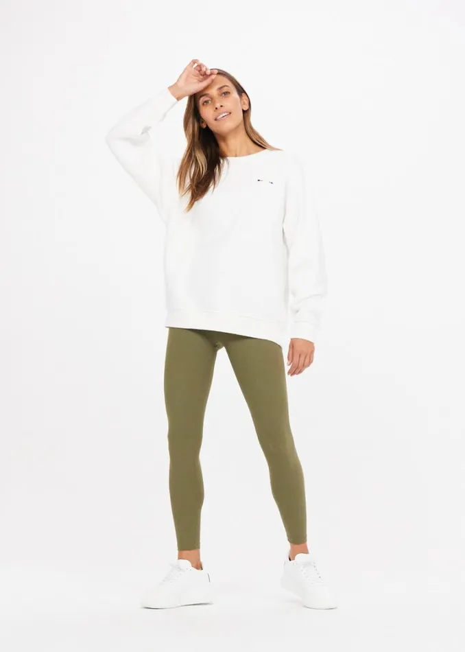 The Upside PEACHED 25IN MIDI PANT Olive Shop Leggings The Upside PEACHED 25IN MIDI PANT Olive Shop Leggings