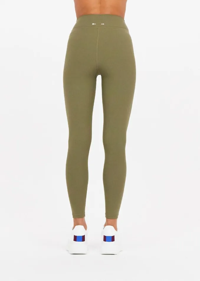 The Upside PEACHED 25IN MIDI PANT Olive Shop Leggings The Upside PEACHED 25IN MIDI PANT Olive Shop Leggings
