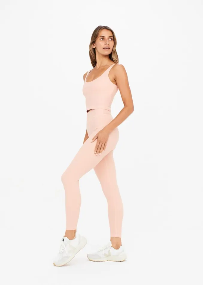 The Upside PEACHED 25IN MIDI PANT Rose Shop Leggings The Upside PEACHED 25IN MIDI PANT Rose Shop Leggings
