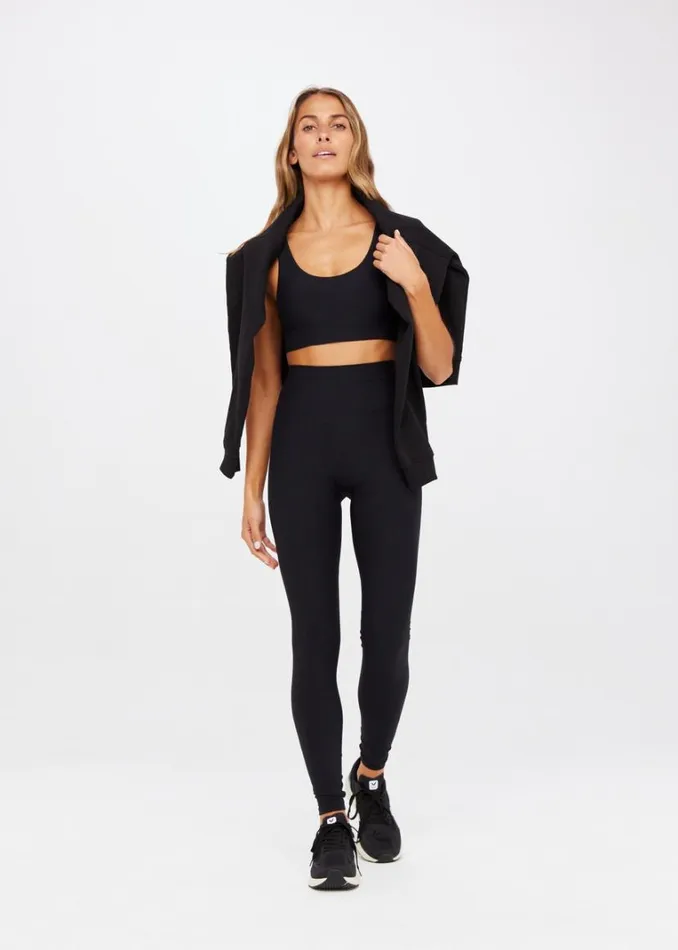The Upside PEACHED 28IN HIGH RISE PANT Black Shop Leggings The Upside PEACHED 28IN HIGH RISE PANT Black Shop Leggings