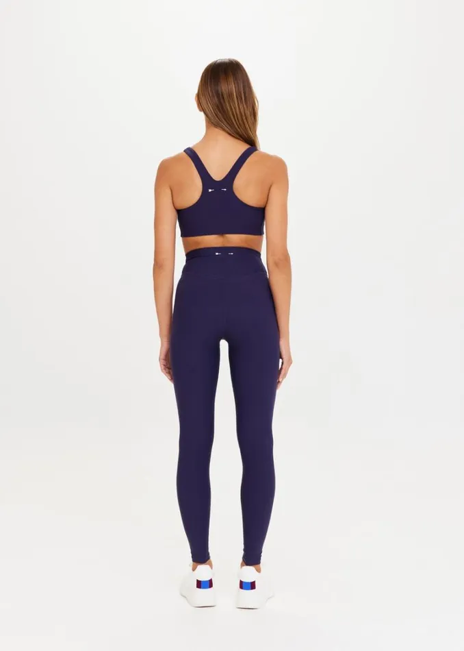 The Upside PEACHED 28IN HIGH RISE PANT Navy Shop Leggings The Upside PEACHED 28IN HIGH RISE PANT Navy Shop Leggings