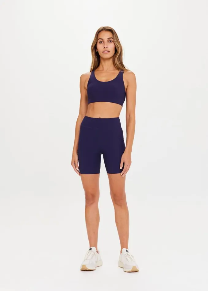The Upside PEACHED 6IN POCKET SPIN SHORT Navy Shop Shorts