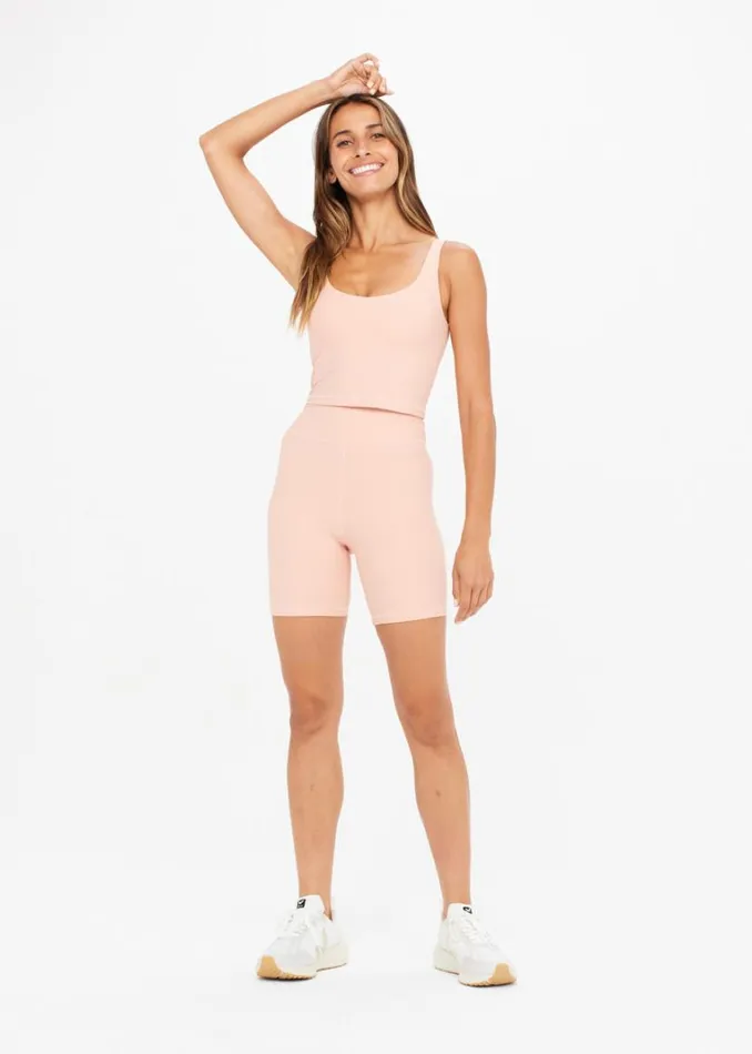 The Upside PEACHED 6IN SPIN SHORT Rose Shop Shorts The Upside PEACHED 6IN SPIN SHORT Rose Shop Shorts