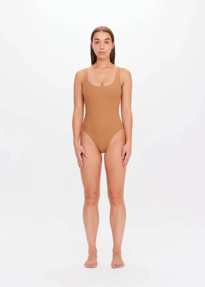 The Upside PEACHED CLAUDINA BODYSUIT Earth Shop Catsuits and Onesies The Upside PEACHED CLAUDINA BODYSUIT Earth Shop Catsuits and Onesies