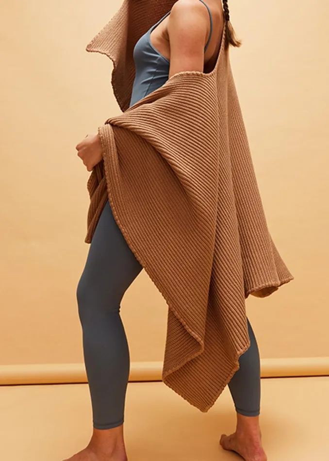 The Upside PIXIE KNIT WRAP Earth Shop Knitwear
