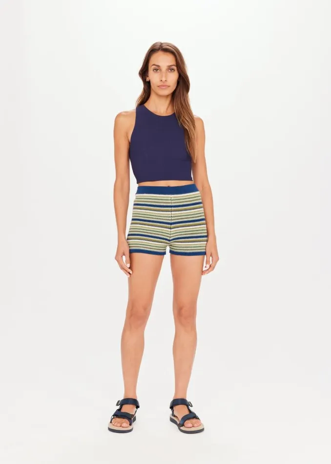 The Upside PORTO ASTER SHORTIE Stripe Shop Shorts The Upside PORTO ASTER SHORTIE Stripe Shop Shorts