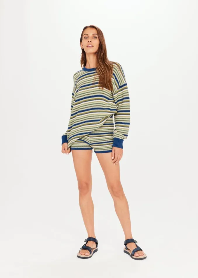 The Upside PORTO ASTER SHORTIE Stripe Shop Shorts The Upside PORTO ASTER SHORTIE Stripe Shop Shorts
