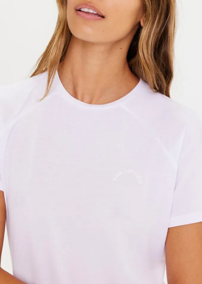 The Upside POWER TEE White Shop Shirts and Tanks The Upside POWER TEE White Shop Shirts and Tanks