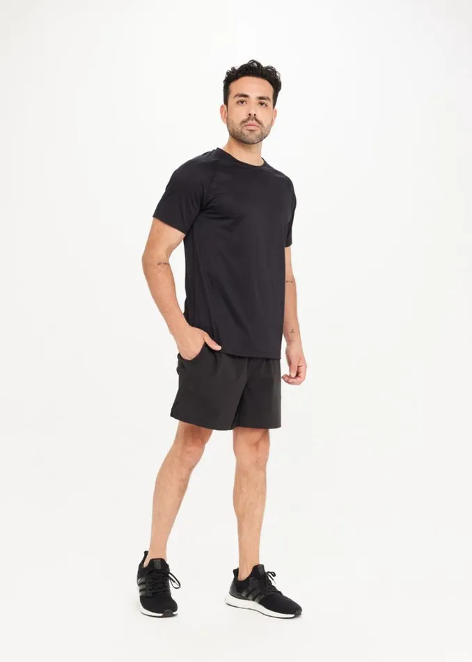 The Upside QUICK DRY DEAN TEE Black Shop Tops The Upside QUICK DRY DEAN TEE Black Shop Tops
