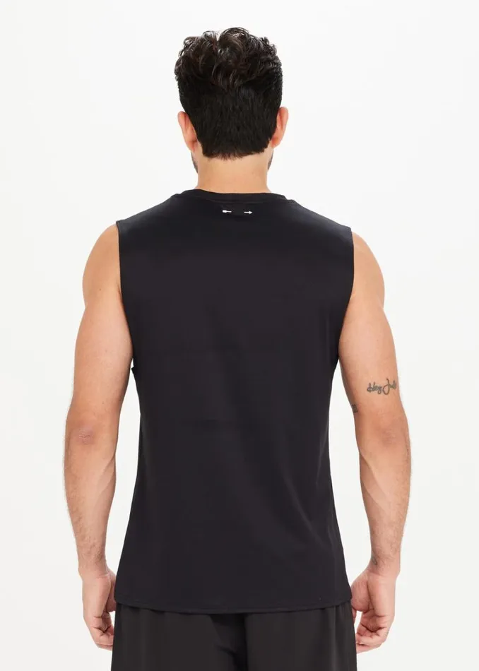 The Upside QUICK DRY KEANU MUSCLE TANK Black Shop Tops The Upside QUICK DRY KEANU MUSCLE TANK Black Shop Tops