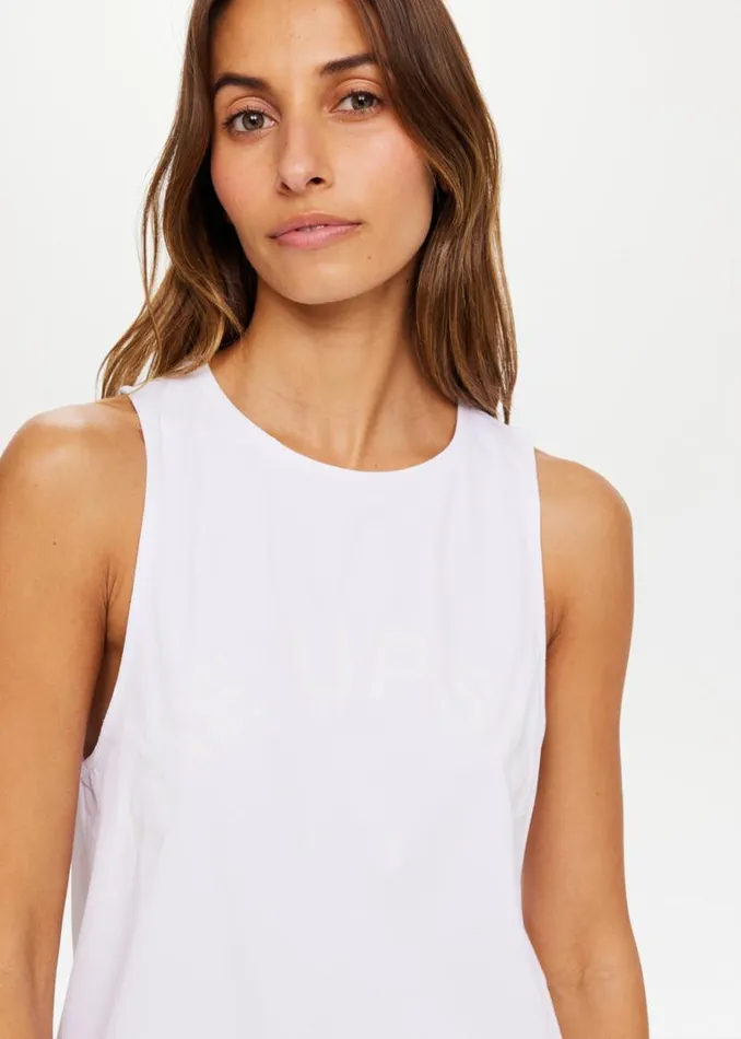 The Upside QUICK DRY SARAH TANK White Shop Shirts and Tanks The Upside QUICK DRY SARAH TANK White Shop Shirts and Tanks