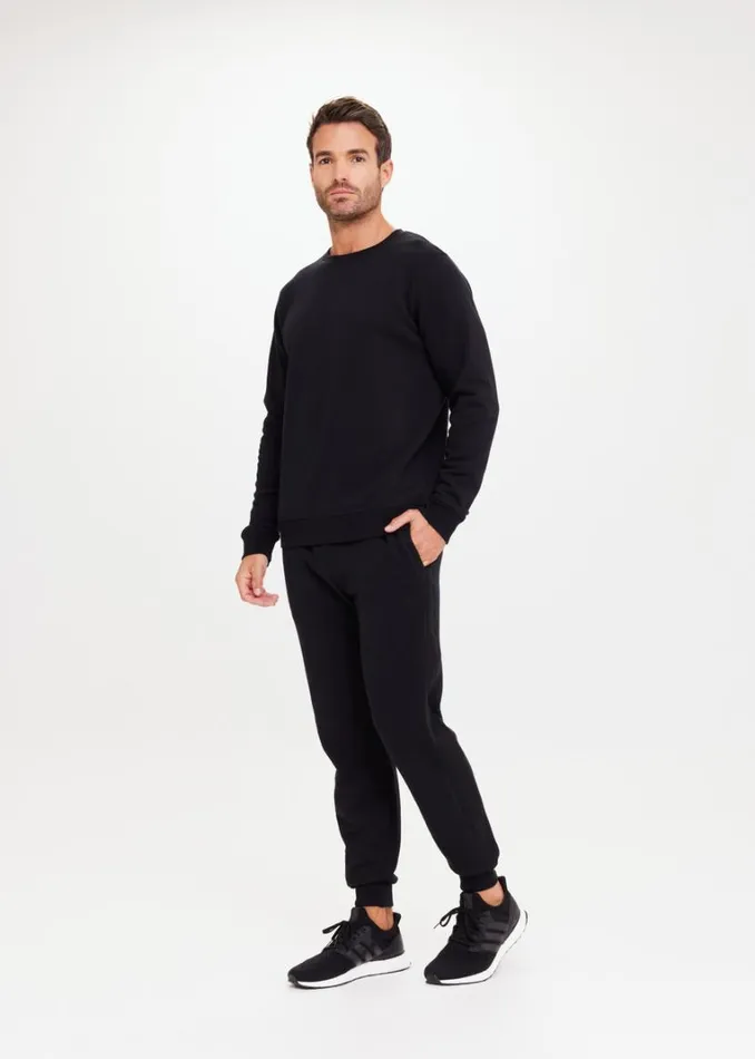 The Upside REDFORD CREW Black Shop Tops The Upside REDFORD CREW Black Shop Tops