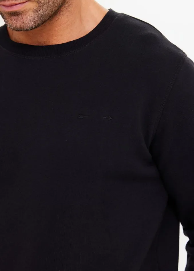 The Upside REDFORD CREW Black Shop Tops The Upside REDFORD CREW Black Shop Tops