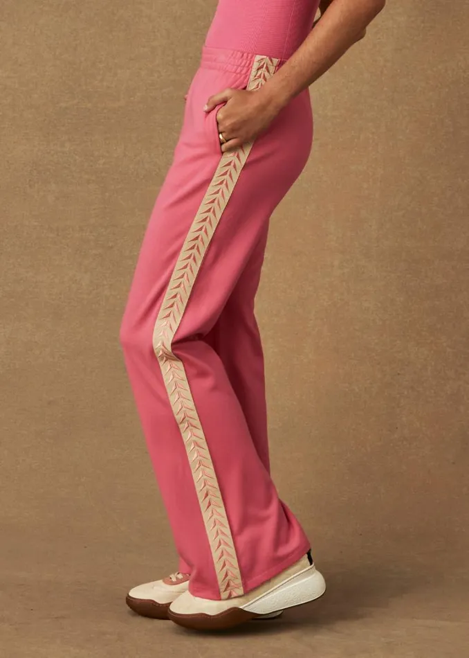 The Upside REN PETRA FLARE PANT Neon Pink Shop Pants