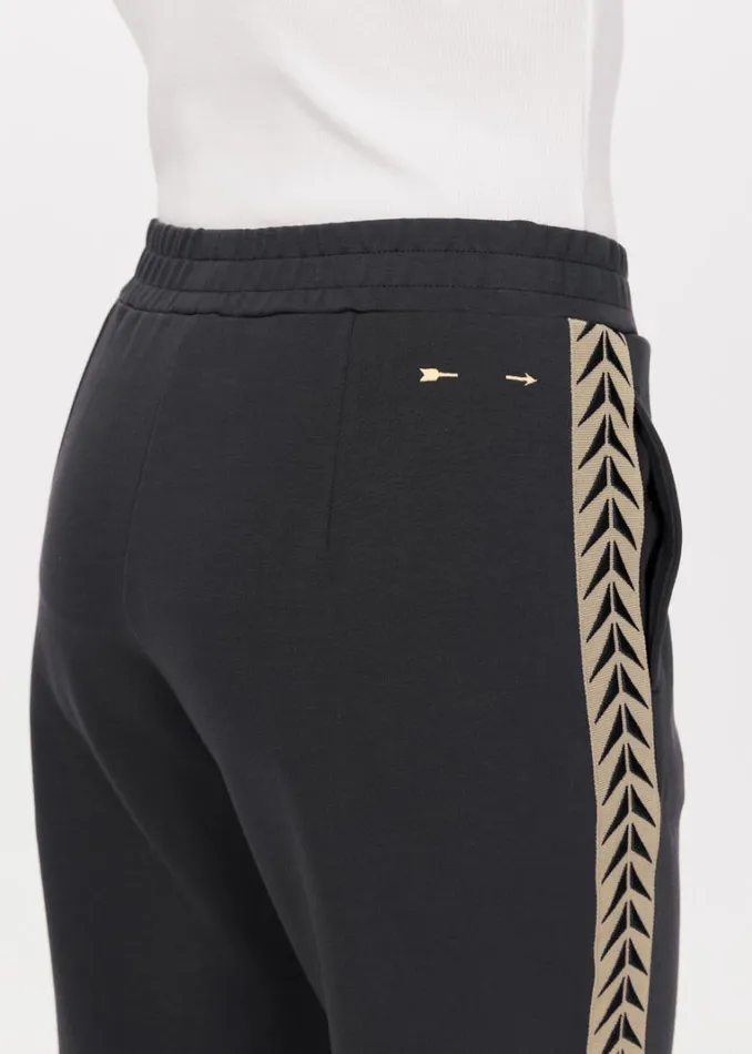 The Upside REN PETRA FLARE PANT Washed Black Shop Pants The Upside REN PETRA FLARE PANT Washed Black Shop Pants