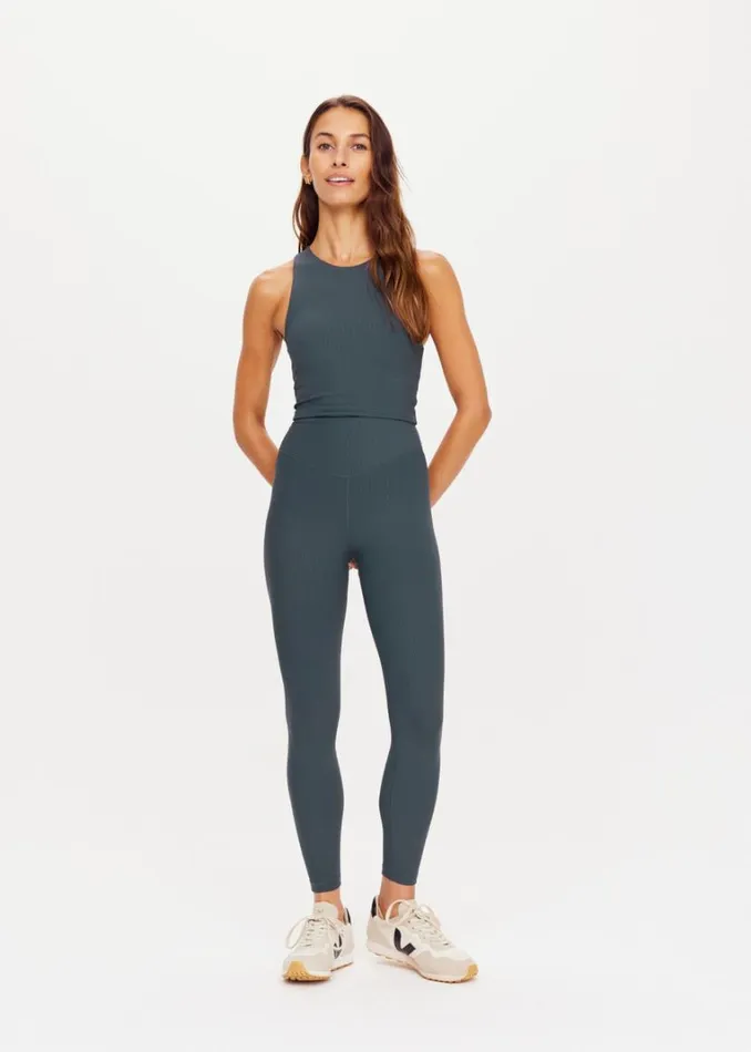 The Upside RIBBED JACINTA TANK Petrol Shop Sports Bras The Upside RIBBED JACINTA TANK Petrol Shop Sports Bras