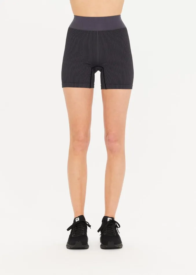 The Upside RIBBED SEAMLESS 5IN SPIN SHORT Black Shop Shorts The Upside RIBBED SEAMLESS 5IN SPIN SHORT Black Shop Shorts