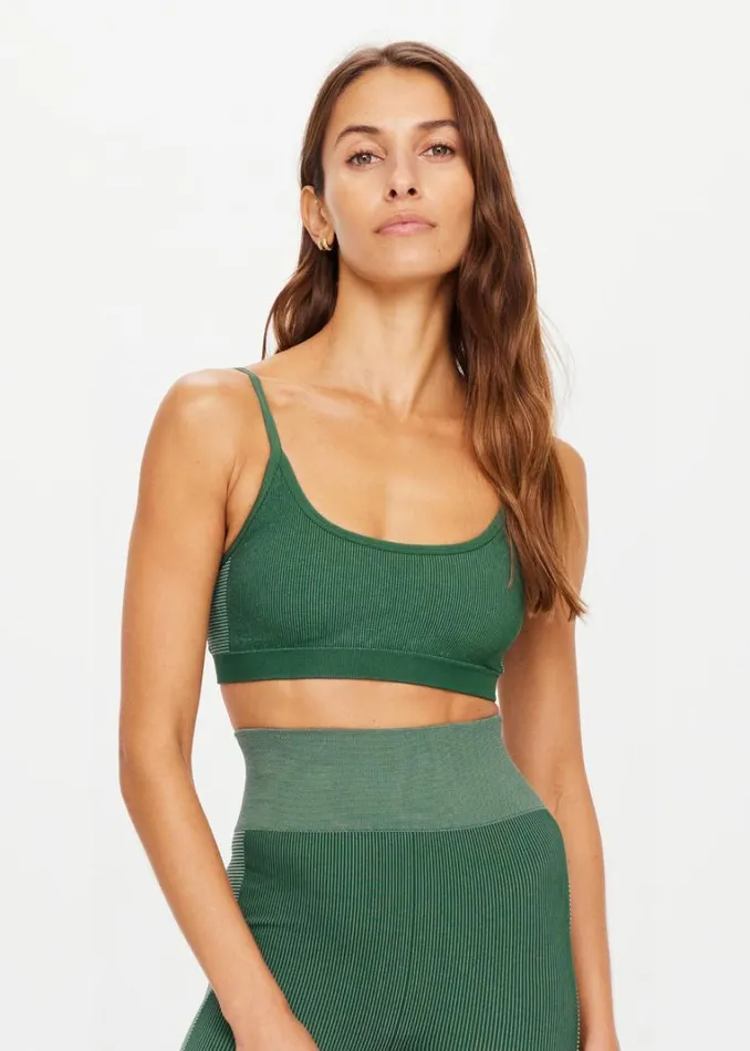 The Upside RIBBED SEAMLESS BALLET BRA Pinematcha Shop Sports Bras