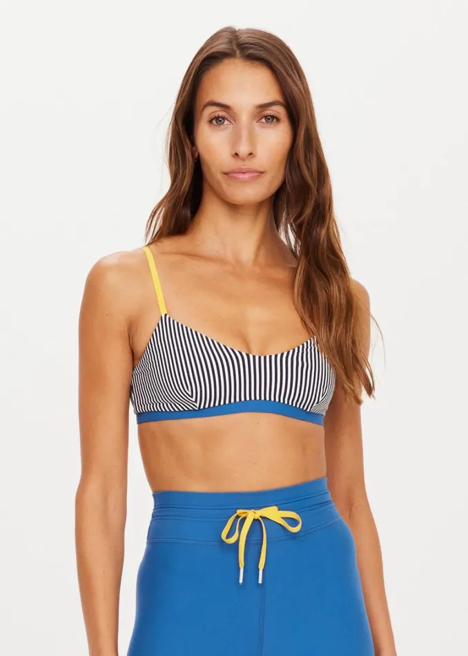 The Upside RISE BALLET BRA Stripe Shop Sports Bras