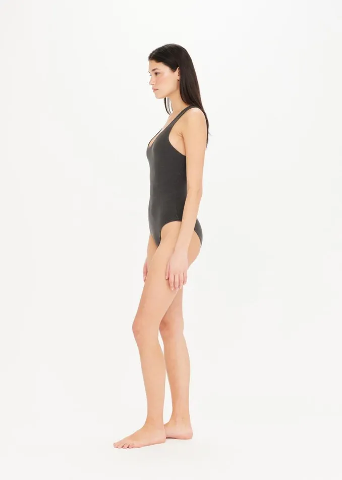The Upside ROAM KENZIE BODYSUIT Washed Black Shop Catsuits and Onesies The Upside ROAM KENZIE BODYSUIT Washed Black Shop Catsuits and Onesies