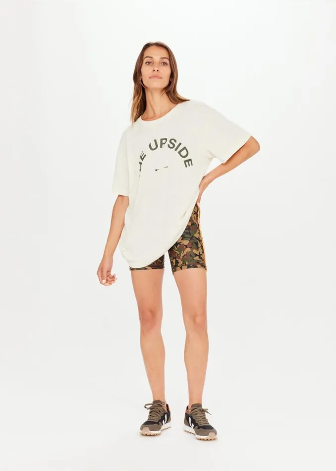 The Upside SAM TEE Oat Shop Shirts and Tanks