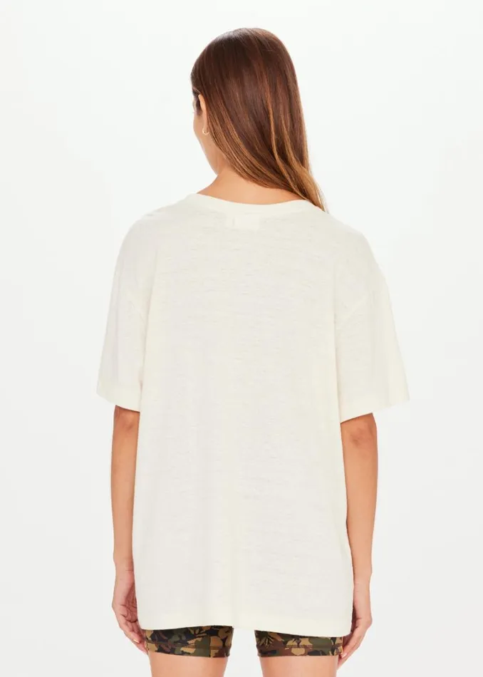 The Upside SAM TEE Oat Shop Shirts and Tanks