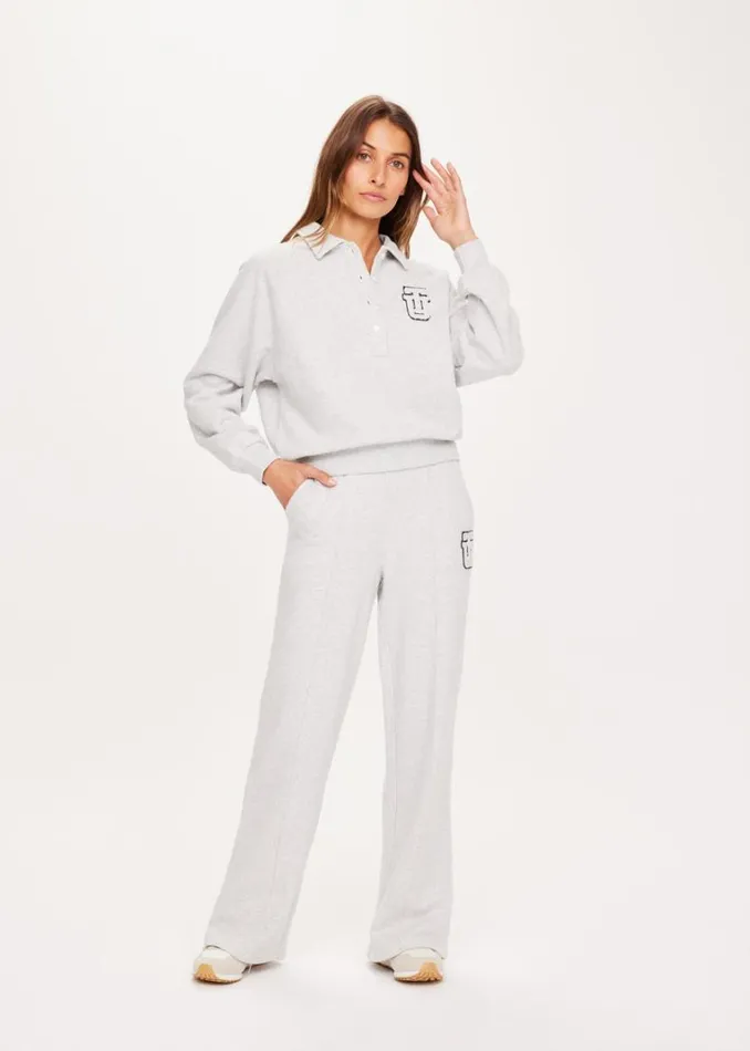 The Upside SOHO WILLOW PANT Grey Marle Shop Pants