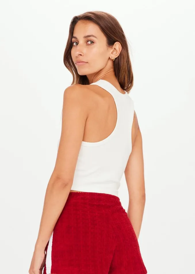 The Upside SOPHIE CROP White Shop Shirts and Tanks The Upside SOPHIE CROP White Shop Shirts and Tanks