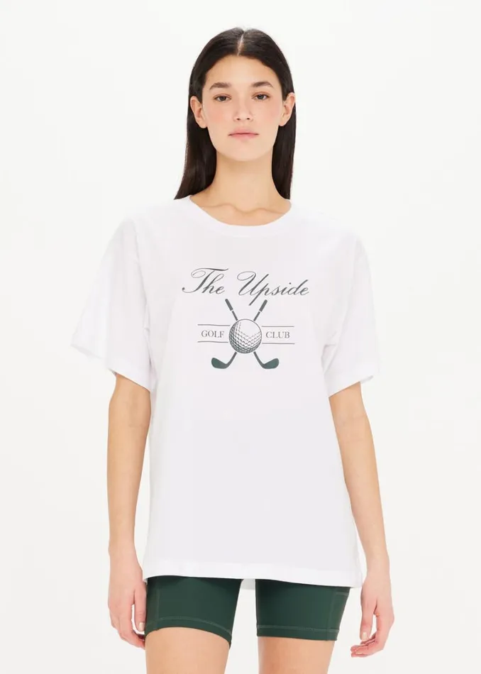The Upside THE CLUB SAM TEE White Shop Shirts and Tanks