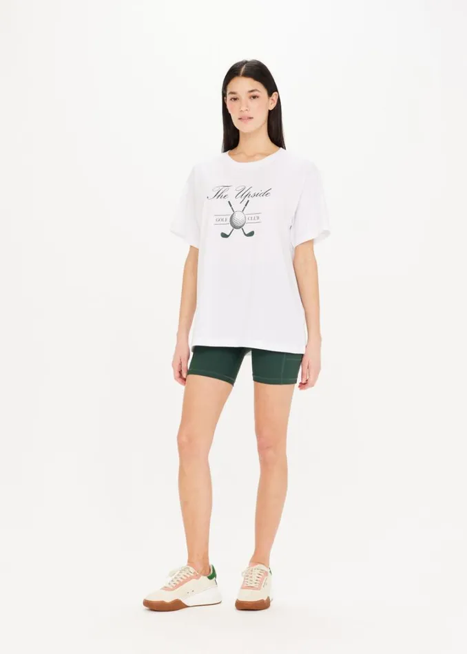 The Upside THE CLUB SAM TEE White Shop Shirts and Tanks The Upside THE CLUB SAM TEE White Shop Shirts and Tanks