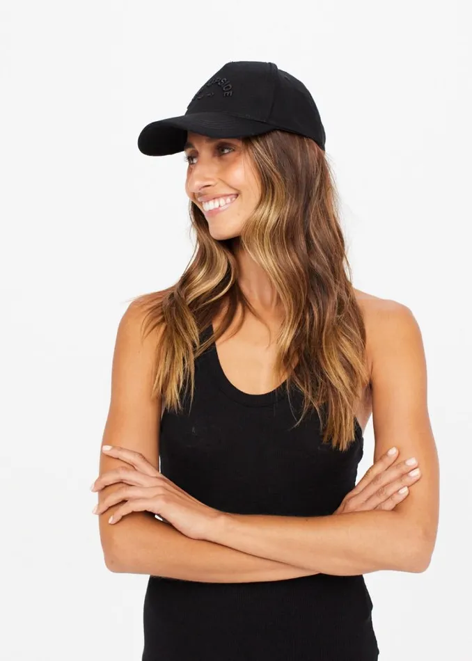 The Upside THE UPSIDE LOGO CAP Blackblack Shop Hats and Headwear
