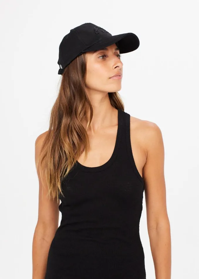 The Upside THE UPSIDE LOGO CAP Blackblack Shop Hats and Headwear