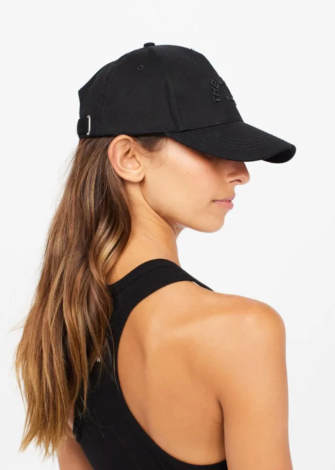 The Upside THE UPSIDE LOGO CAP Blackblack Shop Hats and Headwear