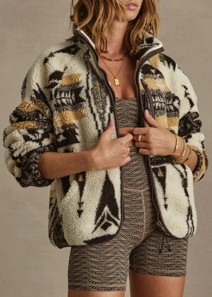 The Upside TOTEM HARLOW ZIP THROUGH Dunes Shop Jackets and Coats