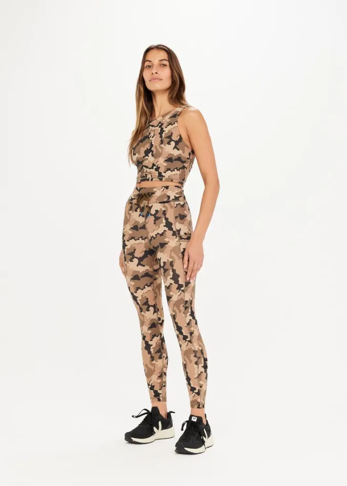 The Upside TREKKY 25IN POCKET MIDI PANT Camo Shop Leggings The Upside TREKKY 25IN POCKET MIDI PANT Camo Shop Leggings