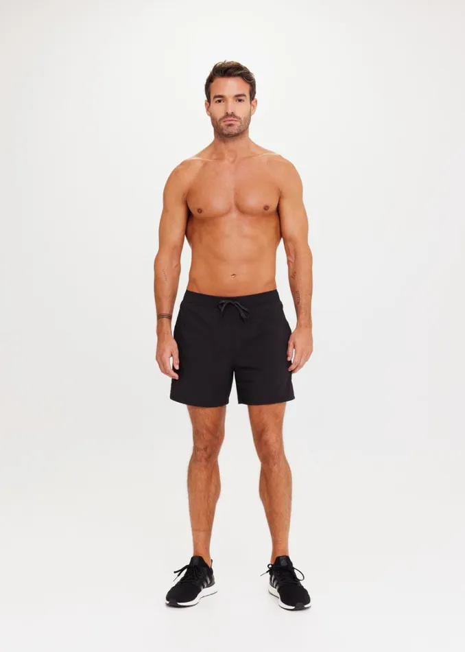 The Upside ULTRA SHORT 5IN Black Shop Bottoms