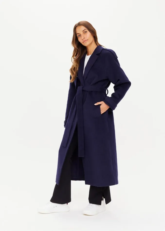 The Upside VOSS COAT Navy Shop Jackets and Coats The Upside VOSS COAT Navy Shop Jackets and Coats