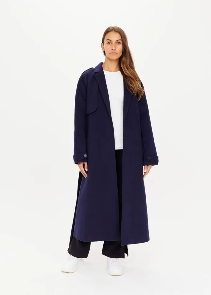 The Upside VOSS COAT Navy Shop Jackets and Coats The Upside VOSS COAT Navy Shop Jackets and Coats