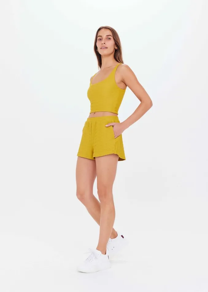 The Upside YOKO LUCIA CROP Honeycomb Shop Sports Bras The Upside YOKO LUCIA CROP Honeycomb Shop Sports Bras