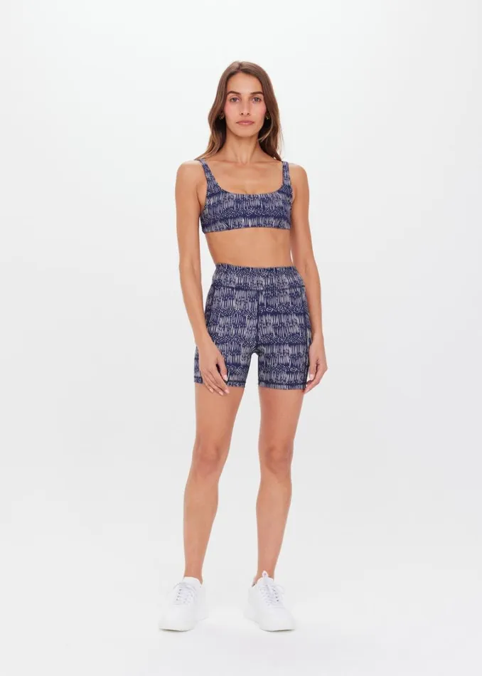 The Upside YUKIMI 5IN POCKET SPIN SHORT Indigo Shop Shorts The Upside YUKIMI 5IN POCKET SPIN SHORT Indigo Shop Shorts
